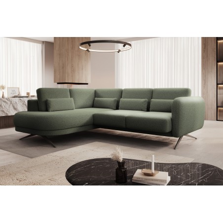 Narożnik ILUSIO L z elektryczną regulacją w tkaninie Now Or Never 37 WERSAL