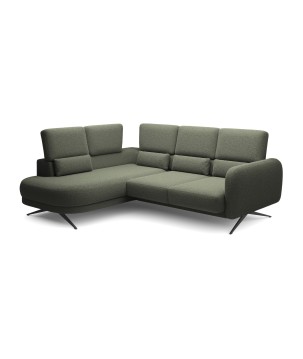 Narożnik ILUSIO L z elektryczną regulacją w tkaninie Now Or Never 37 WERSAL