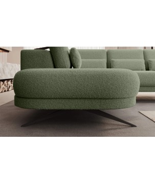 Narożnik ILUSIO L z elektryczną regulacją w tkaninie Now Or Never 37 WERSAL