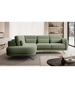 Narożnik ILUSIO L z elektryczną regulacją w tkaninie Now Or Never 37 WERSAL