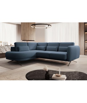 Narożnik ILUSIO L z elektryczną regulacją w tkaninie Now Or Never 77 WERSAL