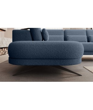 Narożnik ILUSIO L z elektryczną regulacją w tkaninie Now Or Never 77 WERSAL