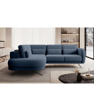 Narożnik ILUSIO L z elektryczną regulacją w tkaninie Now Or Never 77 WERSAL