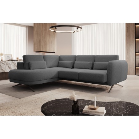 Narożnik ILUSIO L z elektryczną regulacją w tkaninie Now Or Never 92 WERSAL