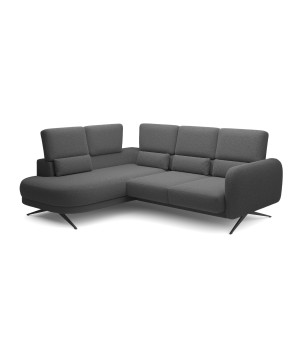 Narożnik ILUSIO L z elektryczną regulacją w tkaninie Now Or Never 92 WERSAL