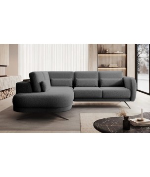 Narożnik ILUSIO L z elektryczną regulacją w tkaninie Now Or Never 92 WERSAL