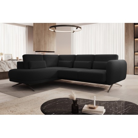 Narożnik ILUSIO L z elektryczną regulacją w tkaninie Now Or Never 100 WERSAL