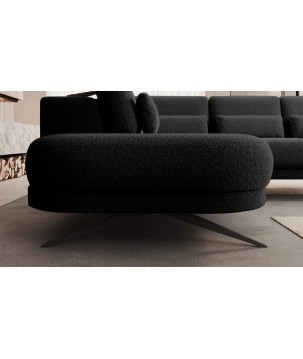 Narożnik ILUSIO L z elektryczną regulacją w tkaninie Now Or Never 100 WERSAL