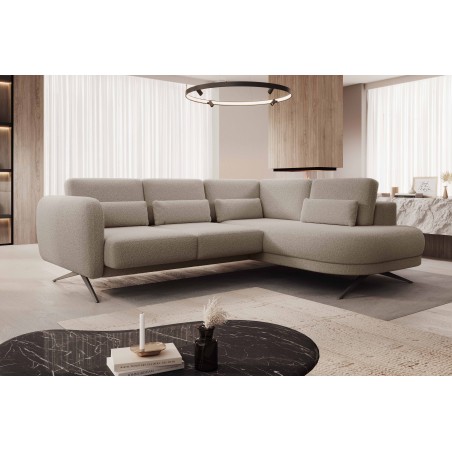 Narożnik ILUSIO L z elektryczną regulacją w tkaninie Now Or Never 16 WERSAL