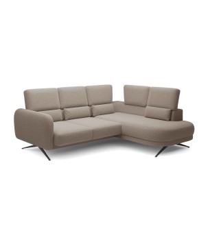 Narożnik ILUSIO L z elektryczną regulacją w tkaninie Now Or Never 16 WERSAL