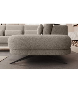 Narożnik ILUSIO L z elektryczną regulacją w tkaninie Now Or Never 16 WERSAL