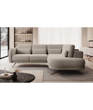 Narożnik ILUSIO L z elektryczną regulacją w tkaninie Now Or Never 16 WERSAL