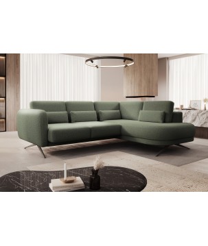 Narożnik ILUSIO L z elektryczną regulacją w tkaninie Now Or Never 37 WERSAL