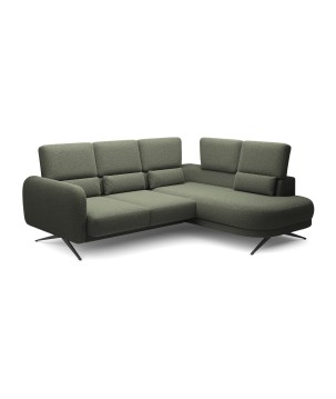 Narożnik ILUSIO L z elektryczną regulacją w tkaninie Now Or Never 37 WERSAL