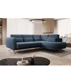 Narożnik ILUSIO L z elektryczną regulacją w tkaninie Now Or Never 77 WERSAL