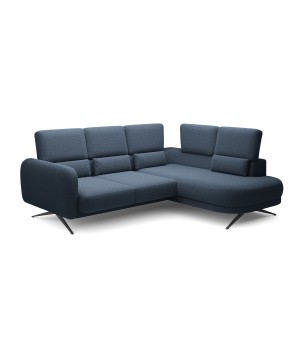 Narożnik ILUSIO L z elektryczną regulacją w tkaninie Now Or Never 77 WERSAL