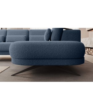 Narożnik ILUSIO L z elektryczną regulacją w tkaninie Now Or Never 77 WERSAL