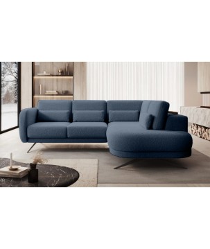 Narożnik ILUSIO L z elektryczną regulacją w tkaninie Now Or Never 77 WERSAL