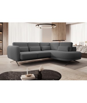 Narożnik ILUSIO L z elektryczną regulacją w tkaninie Now Or Never 92 WERSAL