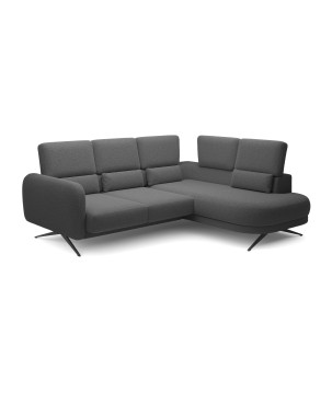 Narożnik ILUSIO L z elektryczną regulacją w tkaninie Now Or Never 92 WERSAL