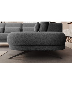 Narożnik ILUSIO L z elektryczną regulacją w tkaninie Now Or Never 92 WERSAL