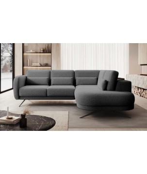 Narożnik ILUSIO L z elektryczną regulacją w tkaninie Now Or Never 92 WERSAL