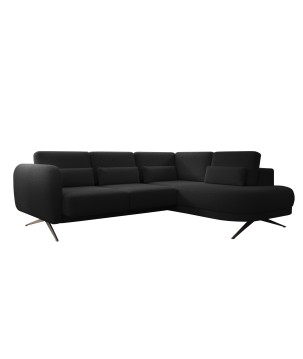 Narożnik ILUSIO L z elektryczną regulacją w tkaninie Now Or Never 100 WERSAL