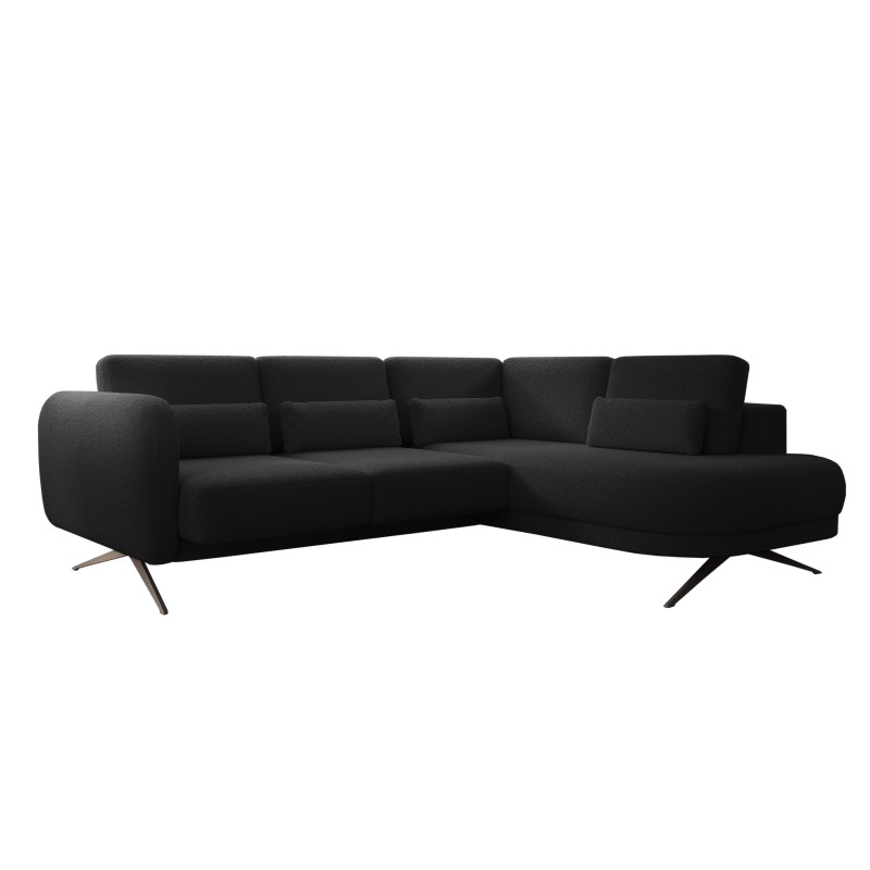 Narożnik ILUSIO L z elektryczną regulacją w tkaninie Now Or Never 100 WERSAL