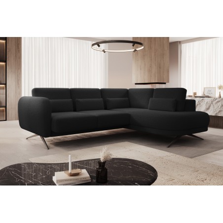 Narożnik ILUSIO L z elektryczną regulacją w tkaninie Now Or Never 100 WERSAL