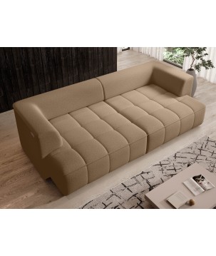Sofa ALBIO BigSofa z elektryczną regulacją siedziska funkcja spania w tkaninie SERENO 682 WERSAL