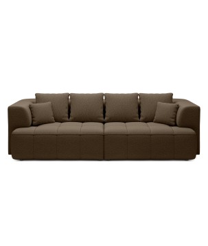 Sofa ALBIO BigSofa z elektryczną regulacją siedziska funkcja spania w tkaninie SERENO 686 WERSAL