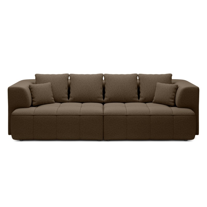 Sofa ALBIO BigSofa z elektryczną regulacją siedziska funkcja spania w tkaninie SERENO 686 WERSAL