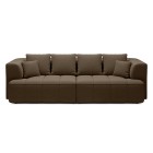 Sofa ALBIO BigSofa z elektryczną regulacją siedziska funkcja spania w tkaninie SERENO 686 WERSAL