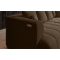 Sofa ALBIO BigSofa z elektryczną regulacją siedziska funkcja spania w tkaninie SERENO 686 WERSAL