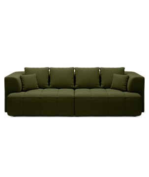 Sofa ALBIO BigSofa z elektryczną regulacją siedziska funkcja spania w tkaninie SERENO 690 WERSAL