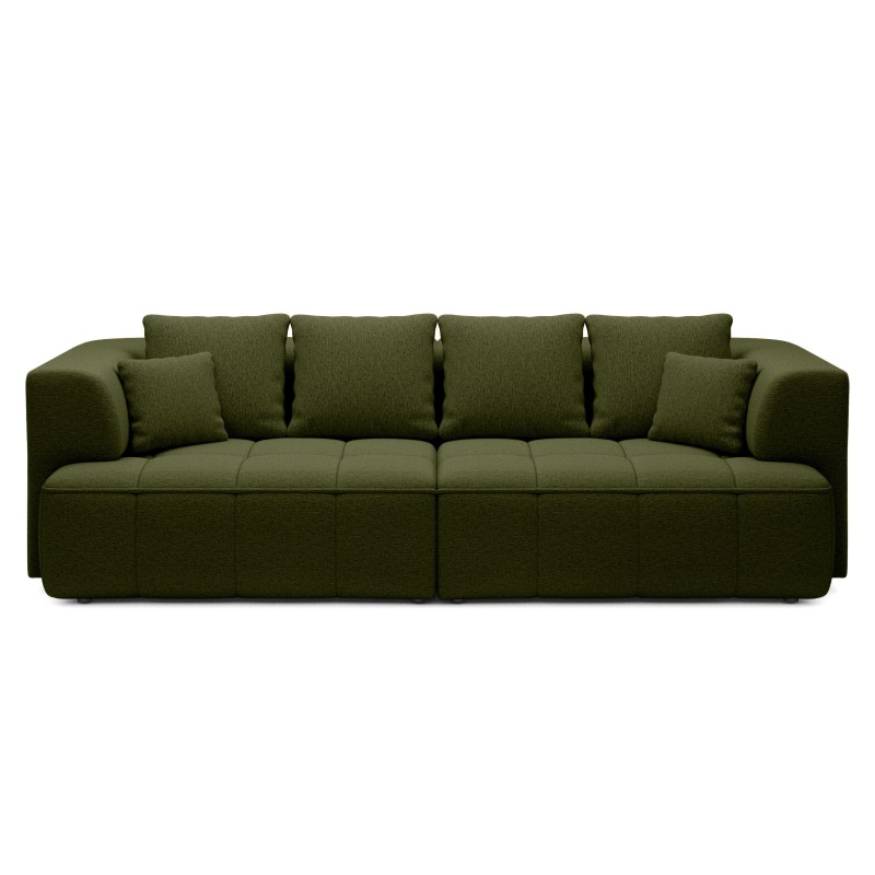 Sofa ALBIO BigSofa z elektryczną regulacją siedziska funkcja spania w tkaninie SERENO 690 WERSAL