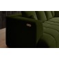 Sofa ALBIO BigSofa z elektryczną regulacją siedziska funkcja spania w tkaninie SERENO 690 WERSAL