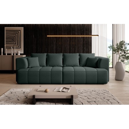 Sofa ALBIO BigSofa z elektryczną regulacją siedziska funkcja spania w tkaninie SERENO 691 WERSAL