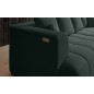 Sofa ALBIO BigSofa z elektryczną regulacją siedziska funkcja spania w tkaninie SERENO 691 WERSAL