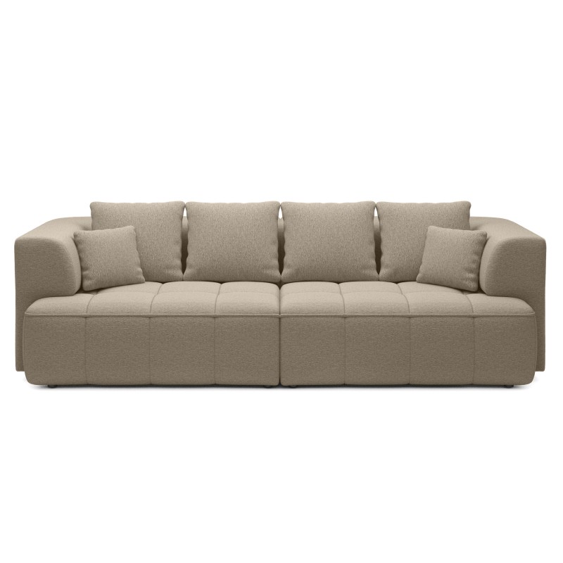 Sofa ALBIO BigSofa z elektryczną regulacją siedziska funkcja spania w tkaninie SERENO 692 WERSAL