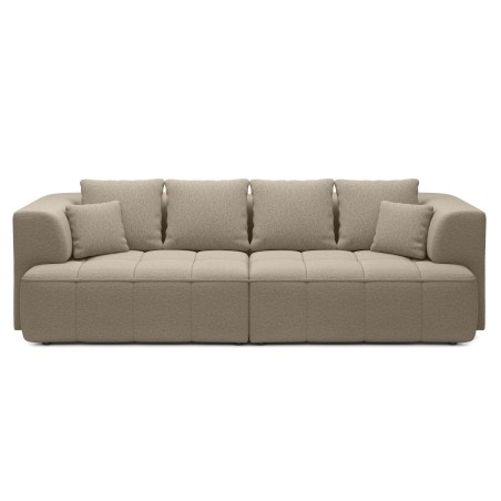 Sofa ALBIO BigSofa z elektryczną regulacją siedziska funkcja spania w tkaninie SERENO 692 WERSAL