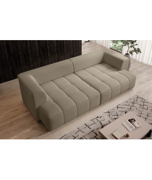 Sofa ALBIO BigSofa z elektryczną regulacją siedziska funkcja spania w tkaninie SERENO 692 WERSAL