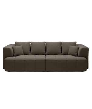 Sofa ALBIO BigSofa z elektryczną regulacją siedziska funkcja spania w tkaninie SERENO 694 WERSAL