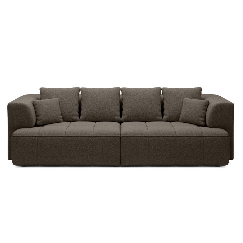 Sofa ALBIO BigSofa z elektryczną regulacją siedziska funkcja spania w tkaninie SERENO 694 WERSAL