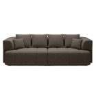 Sofa ALBIO BigSofa z elektryczną regulacją siedziska funkcja spania w tkaninie SERENO 694 WERSAL