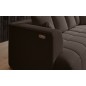 Sofa ALBIO BigSofa z elektryczną regulacją siedziska funkcja spania w tkaninie SERENO 694 WERSAL