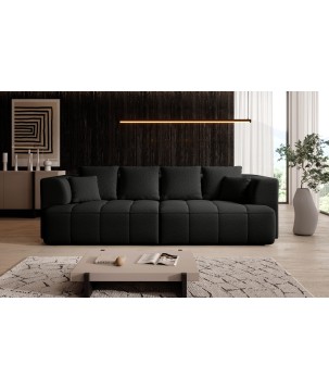 Sofa ALBIO BigSofa z elektryczną regulacją siedziska funkcja spania w tkaninie SERENO 696 WERSAL