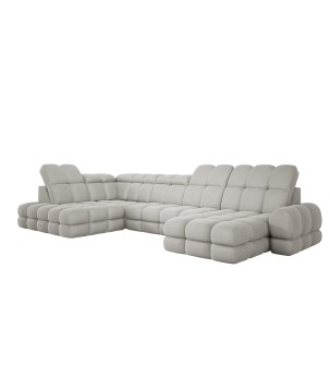 Narożnik TOLLO XL Lewostronny Elektryczna regulacja Tkanina SOLAR 03 WERSAL