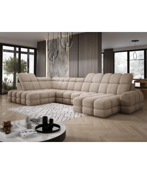 Narożnik TOLLO XL Lewostronny Elektryczna regulacja Tkanina ANTHOLOGY 04 WERSAL