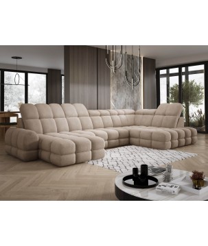 Narożnik TOLLO XL Prawostronny Elektryczna regulacja Tkanina ANTHOLOGY 04 WERSAL